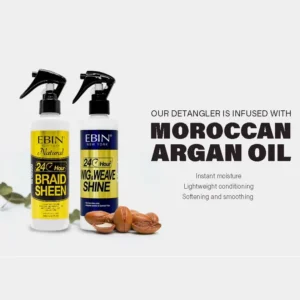 Ebin 24 Hour Argan Oil Wig Shine Spray - Image 6