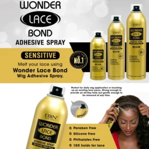 Ebin Wonder Lace Bond Wig Adhesive Spray - Image 2